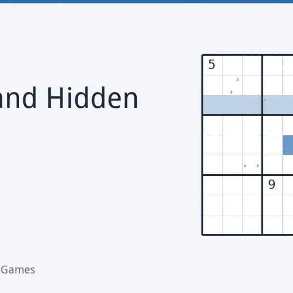 Naked and Hidden Singles: The Core Sudoku Techniques — free online sudoku