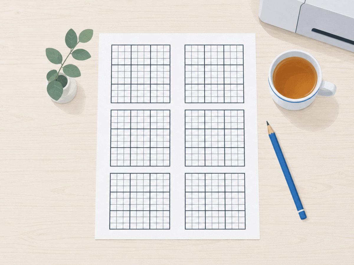 Printable Sudoku: Free PDF Puzzles (Easy to Evil)